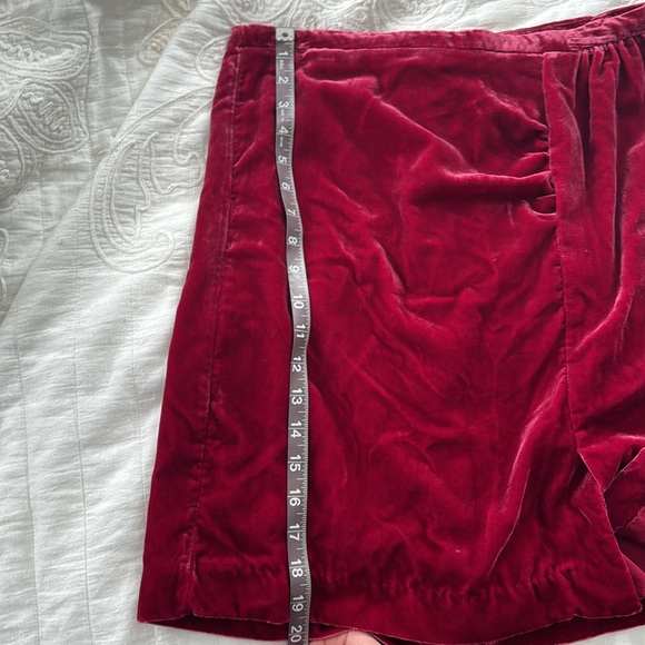 NWT Anthropologie Connie Velvet Skirt - Picture 9 of 9